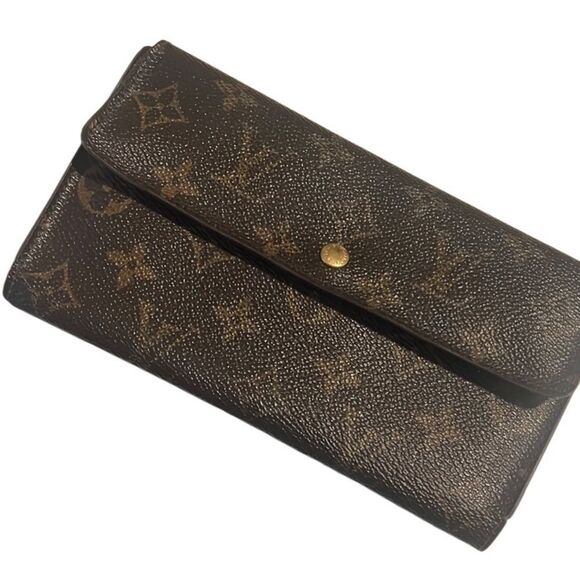 Louis Vuitton Brown Monogram Portefeuille International Wallet - Picture 1 of 16